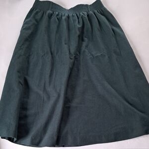 Chic Forest Green A-Line Skirt